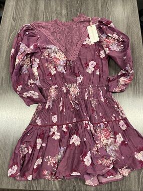 New! Love shack fancy viola dress XS